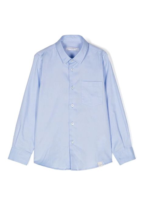 Camicia con logo PAOLO PECORA KIDS | PP3816AZZURRO